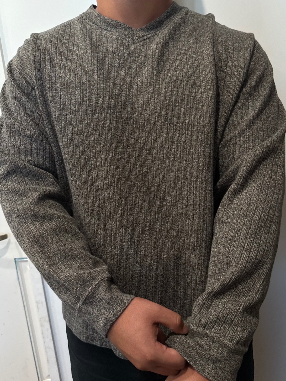 natural life 100% cotton vintage sweater shirt L